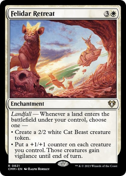 Felidar Retreat, Commander Masters 821