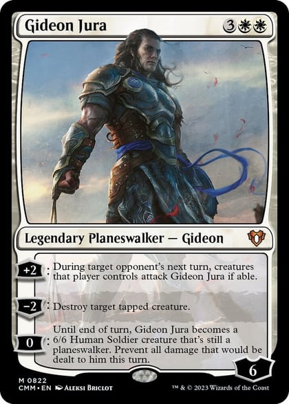 Gideon Jura, Commander Masters 822