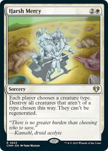 Harsh Mercy, Commander Masters 825