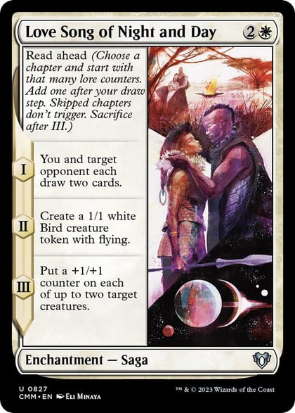 Love Song of Night and Day, Commander Masters 827