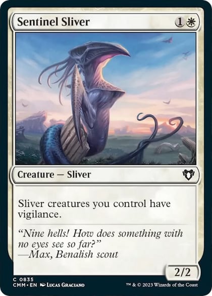 Sentinel Sliver, Commander Masters 835