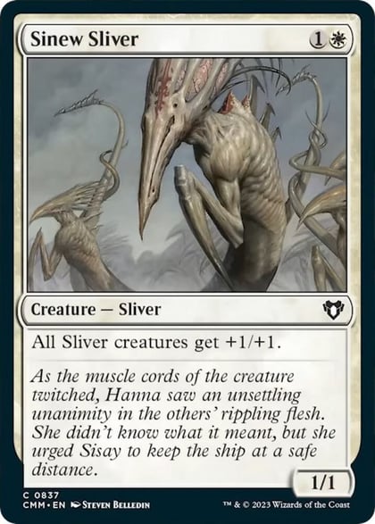 Sinew Sliver, Commander Masters 837