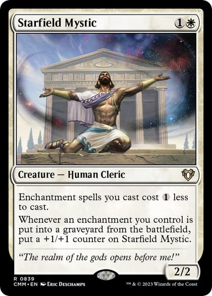 Starfield Mystic, Commander Masters 839
