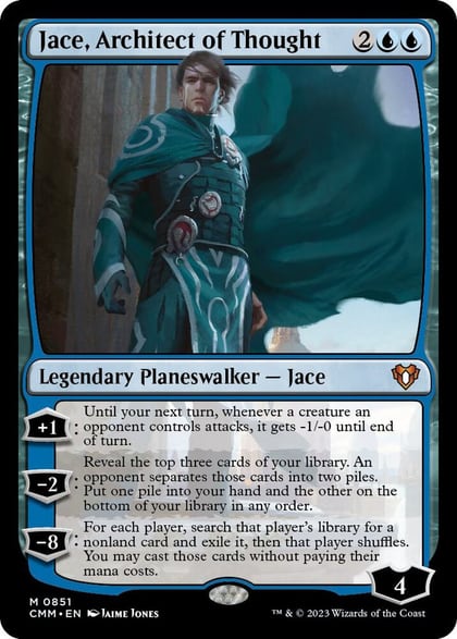Jace, Architect of Thought, Commander Masters 851