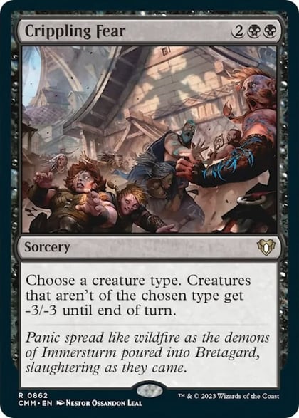 Crippling Fear, Commander Masters 862