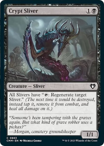 Crypt Sliver, Commander Masters 863