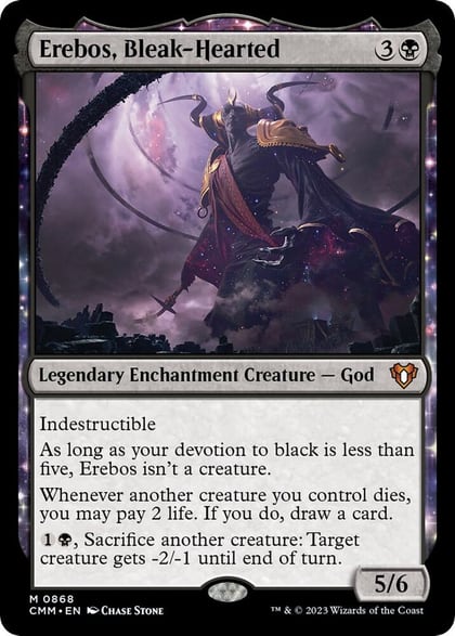 Erebos, Bleak-Hearted, Commander Masters 868