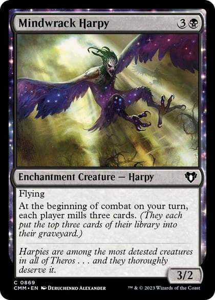 Mindwrack Harpy, Commander Masters 869