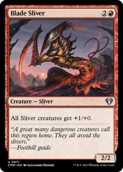 Blade Sliver, Commander Masters 871