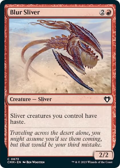 Blur Sliver, Commander Masters 873