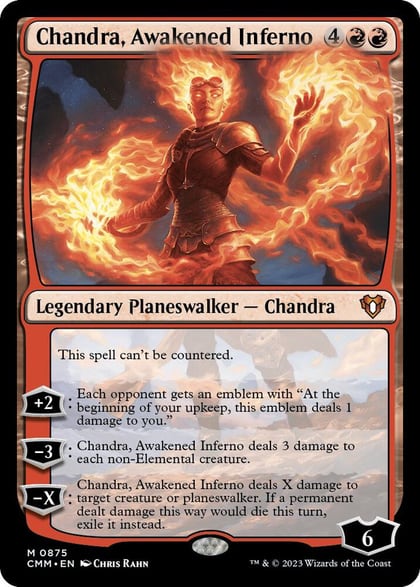 Chandra, Awakened Inferno, Commander Masters 875