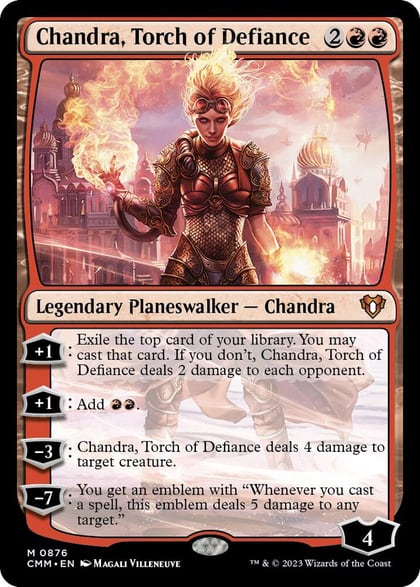 Chandra, Torch of Defiance, Commander Masters 876
