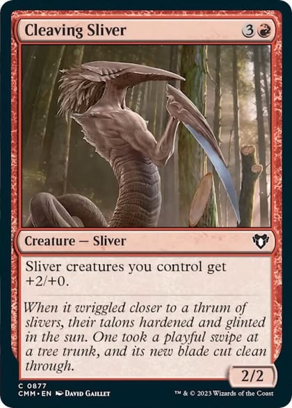 Cleaving Sliver, Commander Masters 877