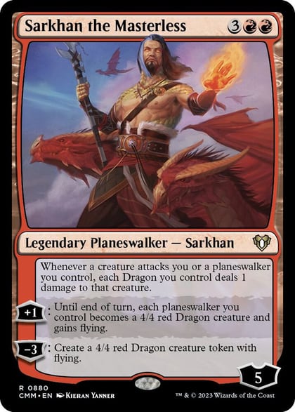 Sarkhan the Masterless, Commander Masters 880