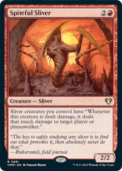 Spiteful Sliver, Commander Masters 881
