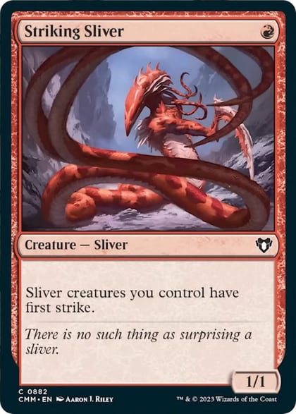 Striking Sliver, Commander Masters 882