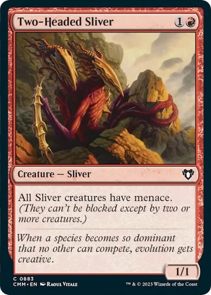 Two-Headed Sliver, Commander Masters 883