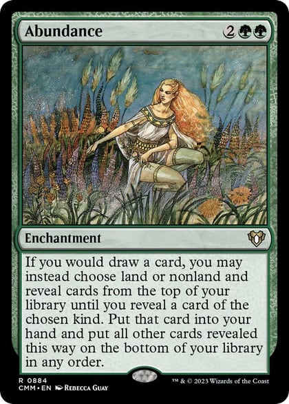 Abundance, Commander Masters 884
