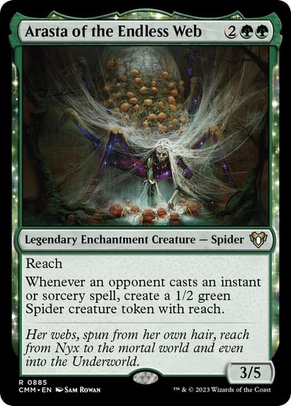 Arasta of the Endless Web, Commander Masters 885