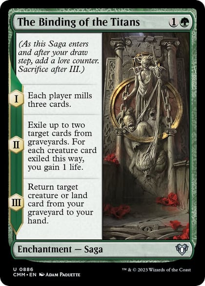 The Binding of the Titans, Commander Masters 886