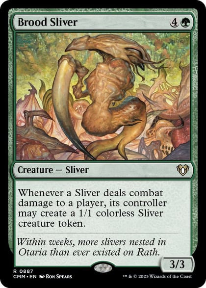 Brood Sliver, Commander Masters 887