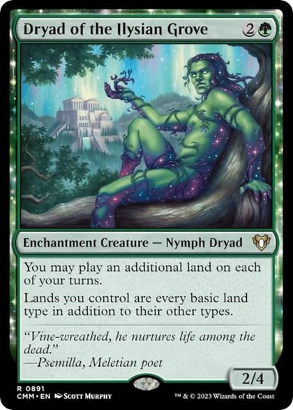 Dryad of the Ilysian Grove, Commander Masters 891