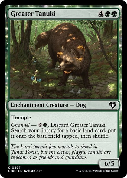 Greater Tanuki, Commander Masters 897