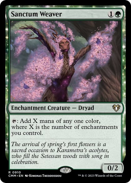 Sanctum Weaver, Commander Masters 910