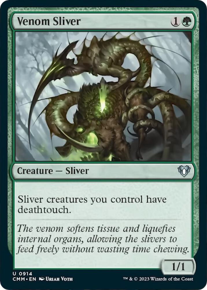 Venom Sliver, Commander Masters 914