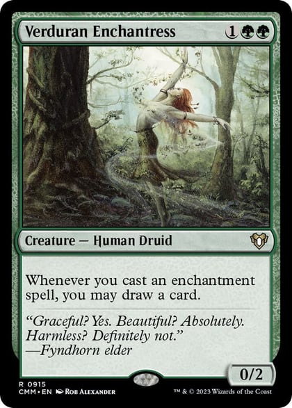 Verduran Enchantress, Commander Masters 915
