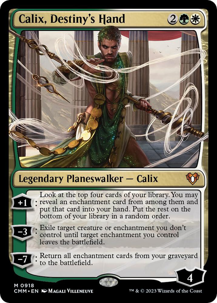 Calix, Destiny's Hand, Commander Masters 918