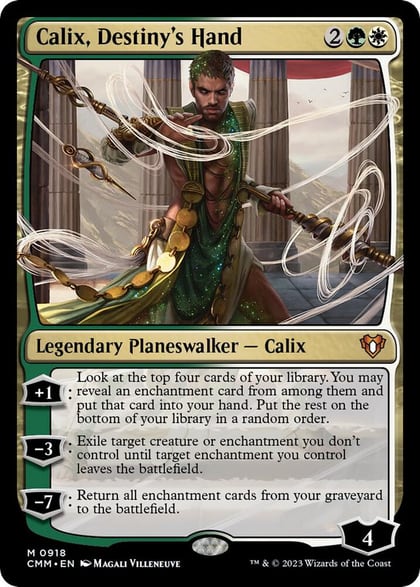 Calix, Destiny's Hand, Commander Masters 918