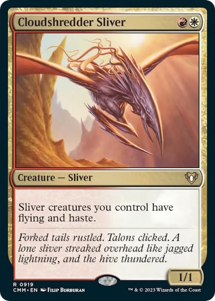 Cloudshredder Sliver, Commander Masters 919