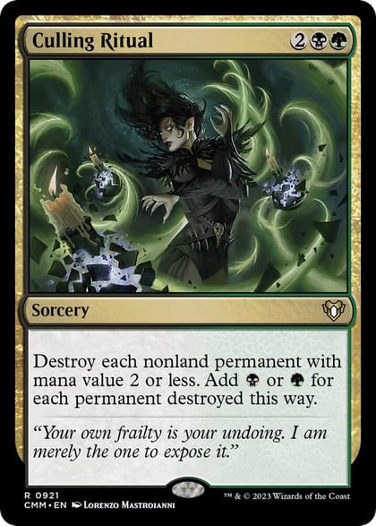 Culling Ritual, Commander Masters 921