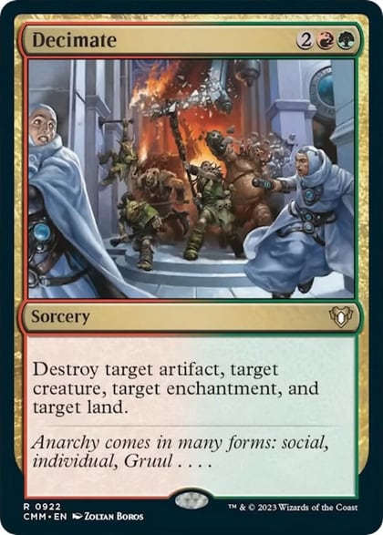 Decimate, Commander Masters 922
