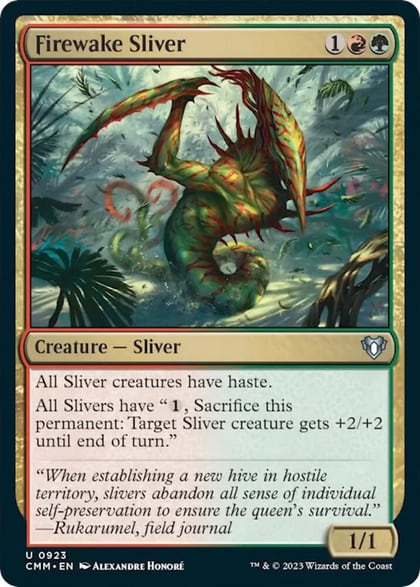 Firewake Sliver, Commander Masters 923