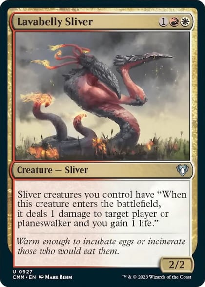 Lavabelly Sliver, Commander Masters 927