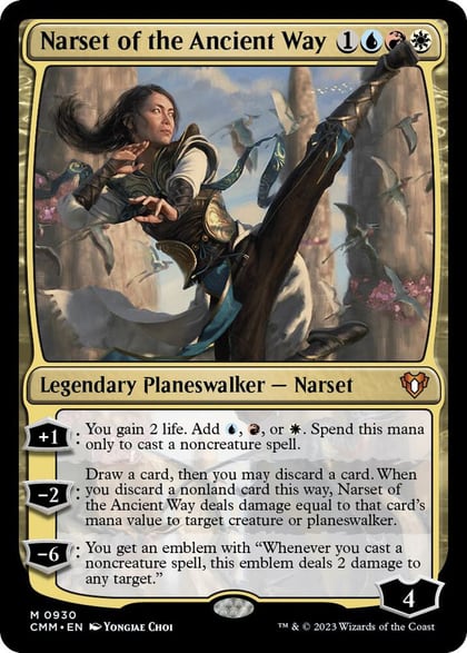 Narset of the Ancient Way, Commander Masters 930