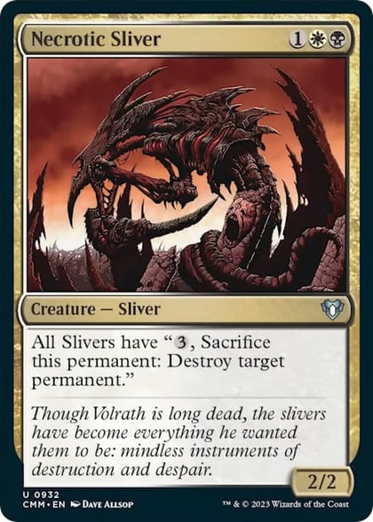 Necrotic Sliver, Commander Masters 932