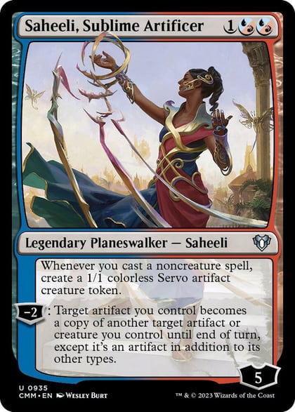 Saheeli, Sublime Artificer, Commander Masters 935