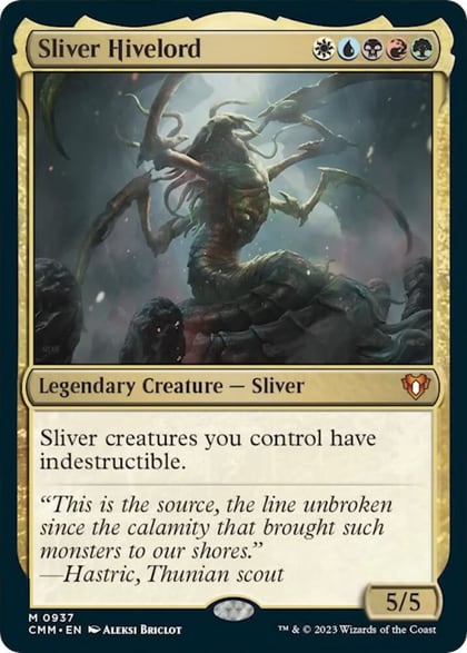 Sliver Hivelord, Commander Masters 937