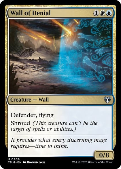 Wall of Denial, Commander Masters 939