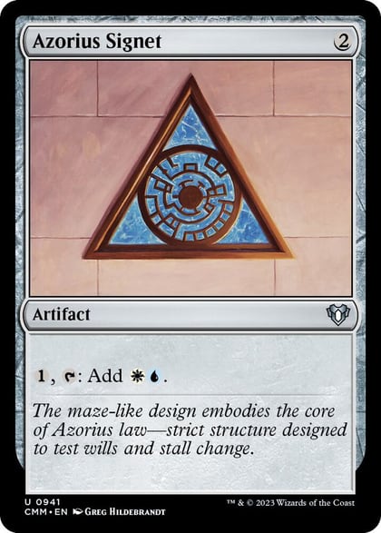 Azorius Signet, Commander Masters 941