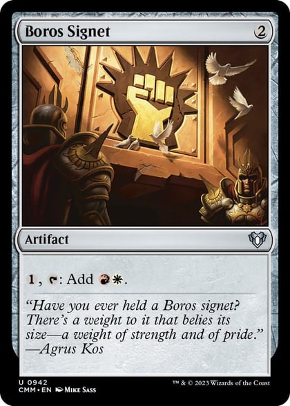 Boros Signet, Commander Masters 942