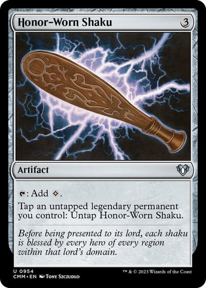 Honor-Worn Shaku, Commander Masters 954