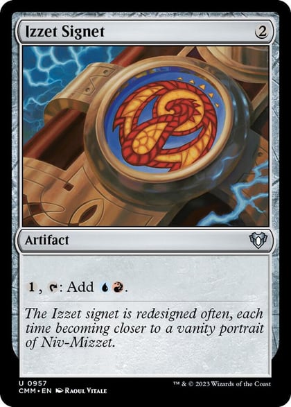 Izzet Signet, Commander Masters 957
