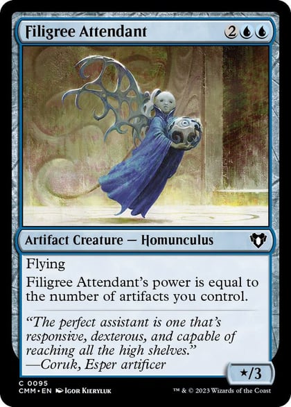 Filigree Attendant, Commander Masters 95
