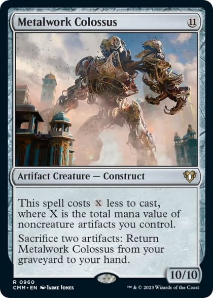 Metalwork Colossus, Commander Masters 960