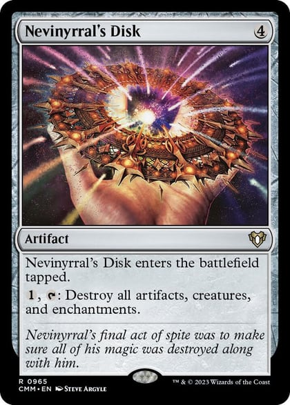 Nevinyrral's Disk, Commander Masters 965