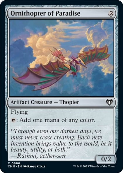 Ornithopter of Paradise, Commander Masters 966